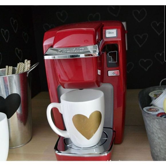 Keurig® Single-Serve Coffee Maker, Red, Pre-Owned - 10.8" H, 6.9" W, 10.7" D - Picture 9 of 15